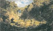 Carl Spitzweg Streitende Einsiedler oil painting